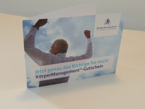 Geschenkidee Gesundheit schenken, Gutschein