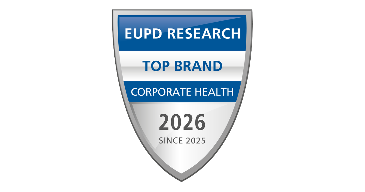 KörperManagement EUPD Top Brand Corporate Health since 2025 2026 Siegel