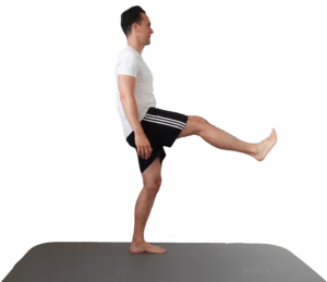 Faszienübung Kick Rebound Elasticity Beinrückseite 2