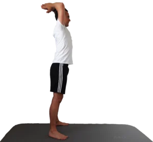 Faszienübung fliegendes Schwert Rebound Elasticity Brust Rücken