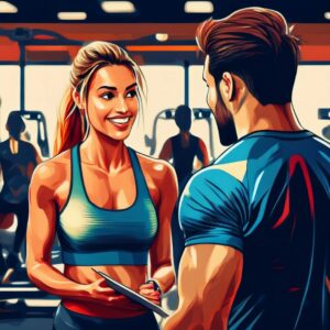 KI im Personal Training Beratungssituation